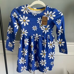 Mini modern floral dress 7-8